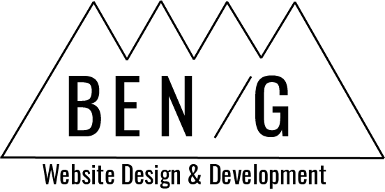 ben g website design and development logo